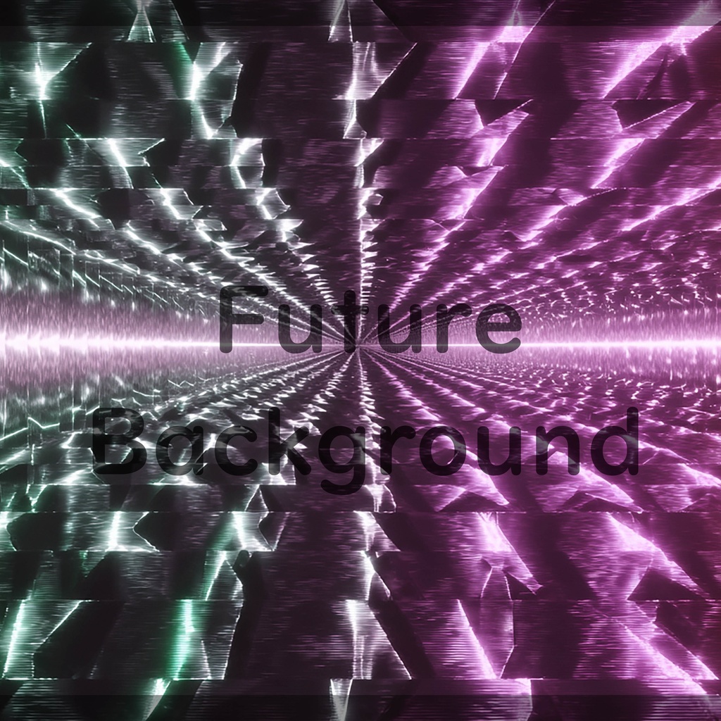 02_反射結晶拡張空間背景|光スピードワールド(4色セット)