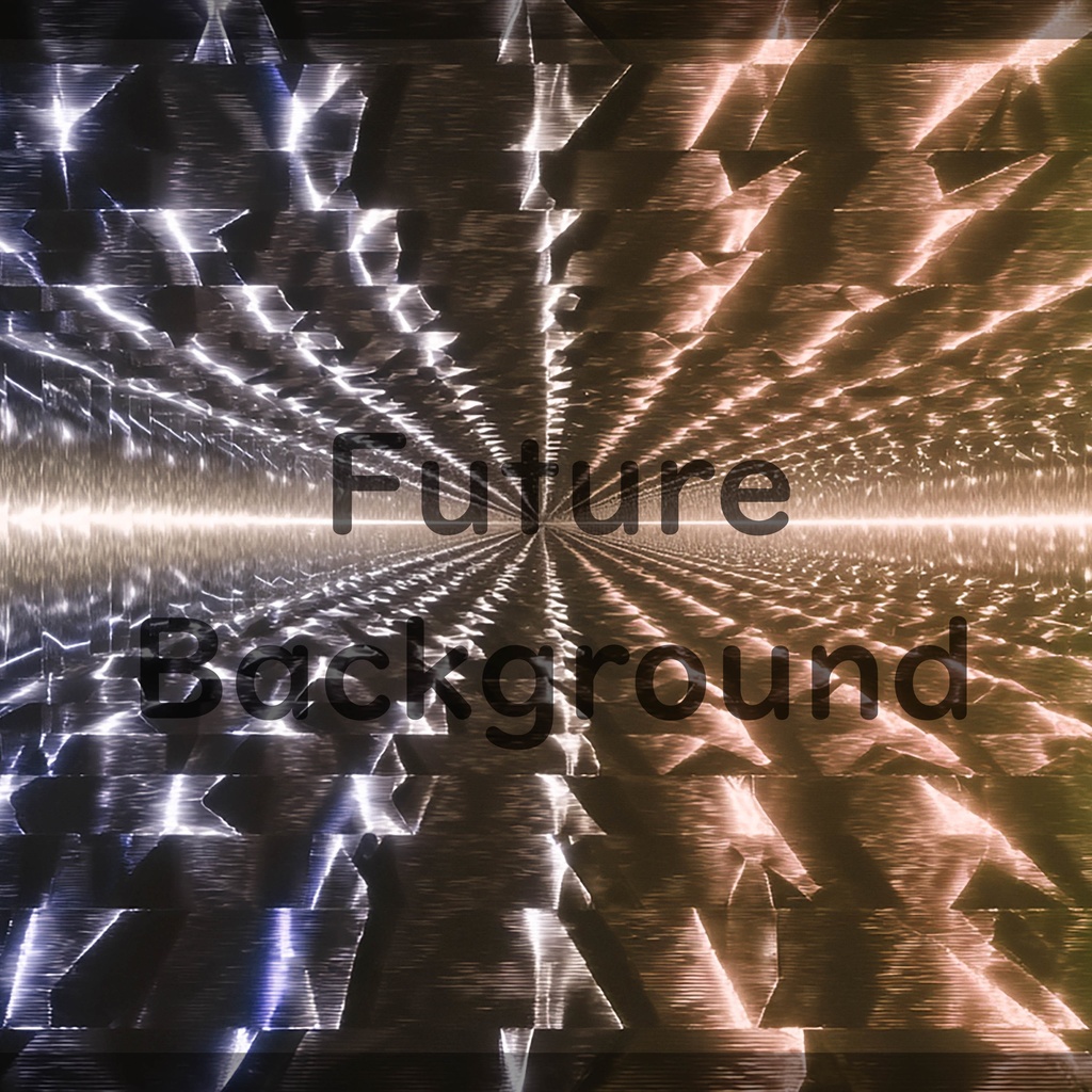 02_反射結晶拡張空間背景|光スピードワールド(4色セット)