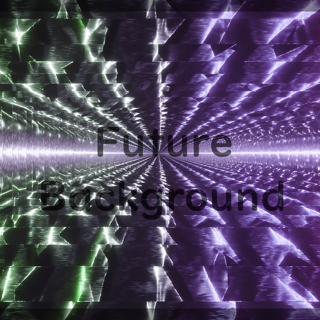 02_反射結晶拡張空間背景|光スピードワールド(4色セット)