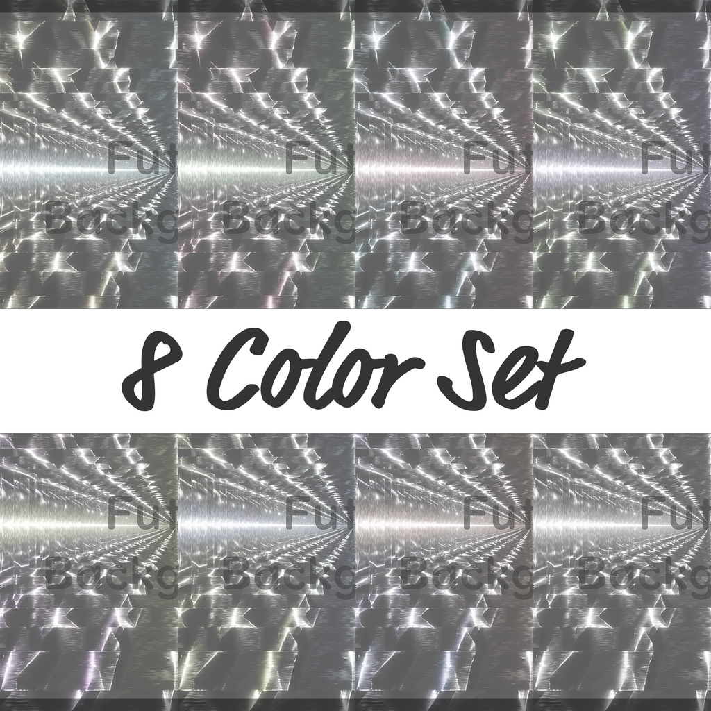 02_反射結晶拡張空間背景｜光スピードワールド（8色セット）