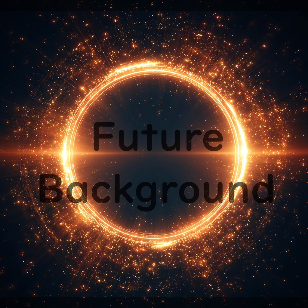 01_光粒子エネルギーリング背景|幻想空間デザイン(4色セット)