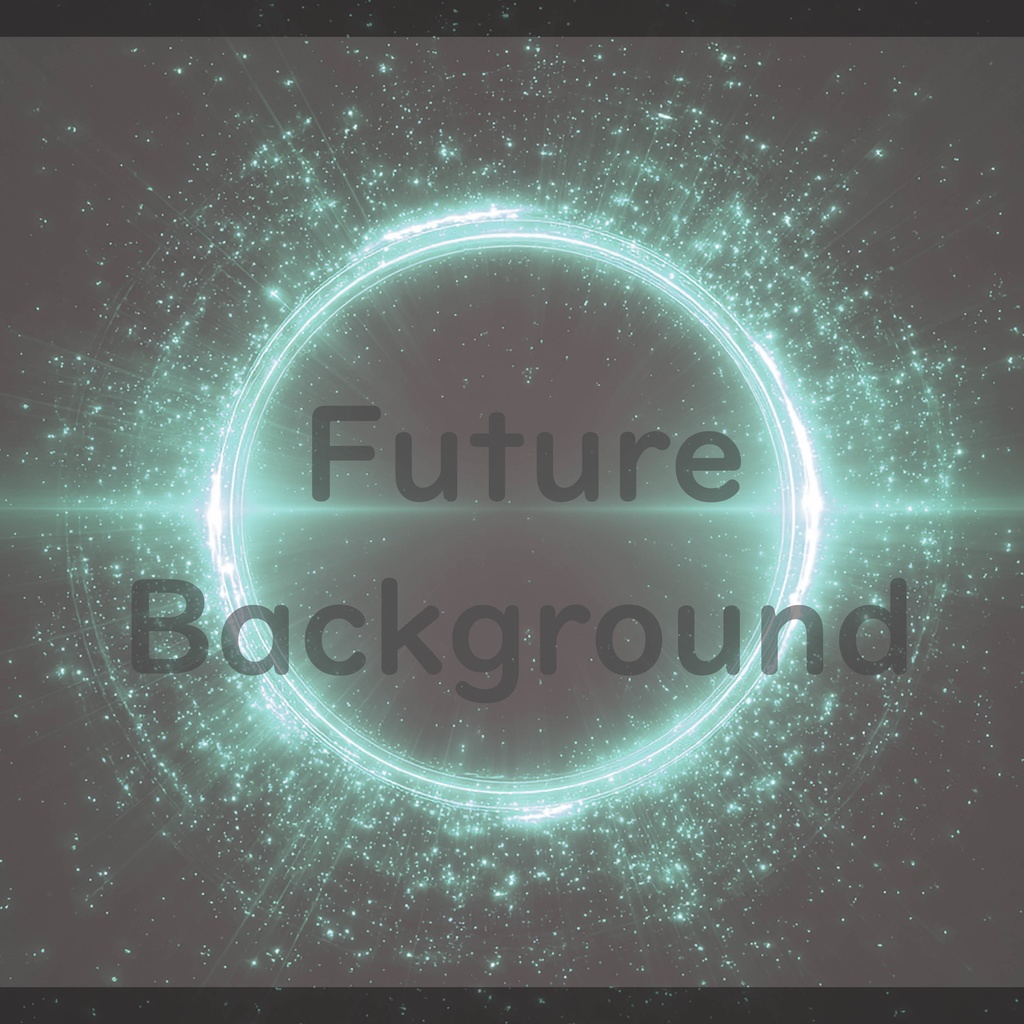 04_光粒子エネルギーリング背景|幻想空間デザイン(4色セット)