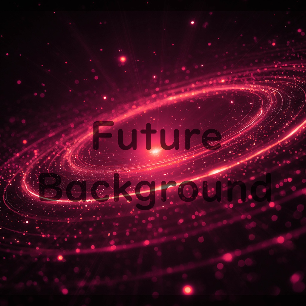 01_光粒子エネルギー軌道背景|幻想リング空間デザイン(8色セット)