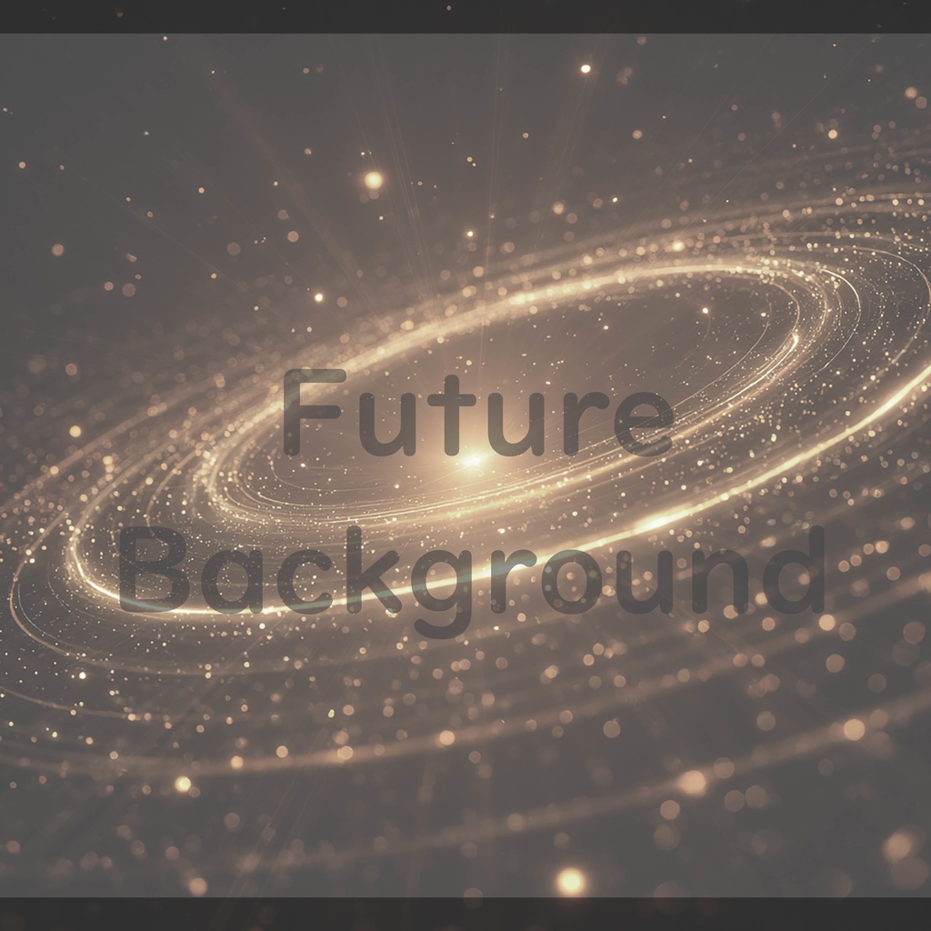 02_光粒子エネルギー軌道背景|幻想リング空間デザイン(8色セット)