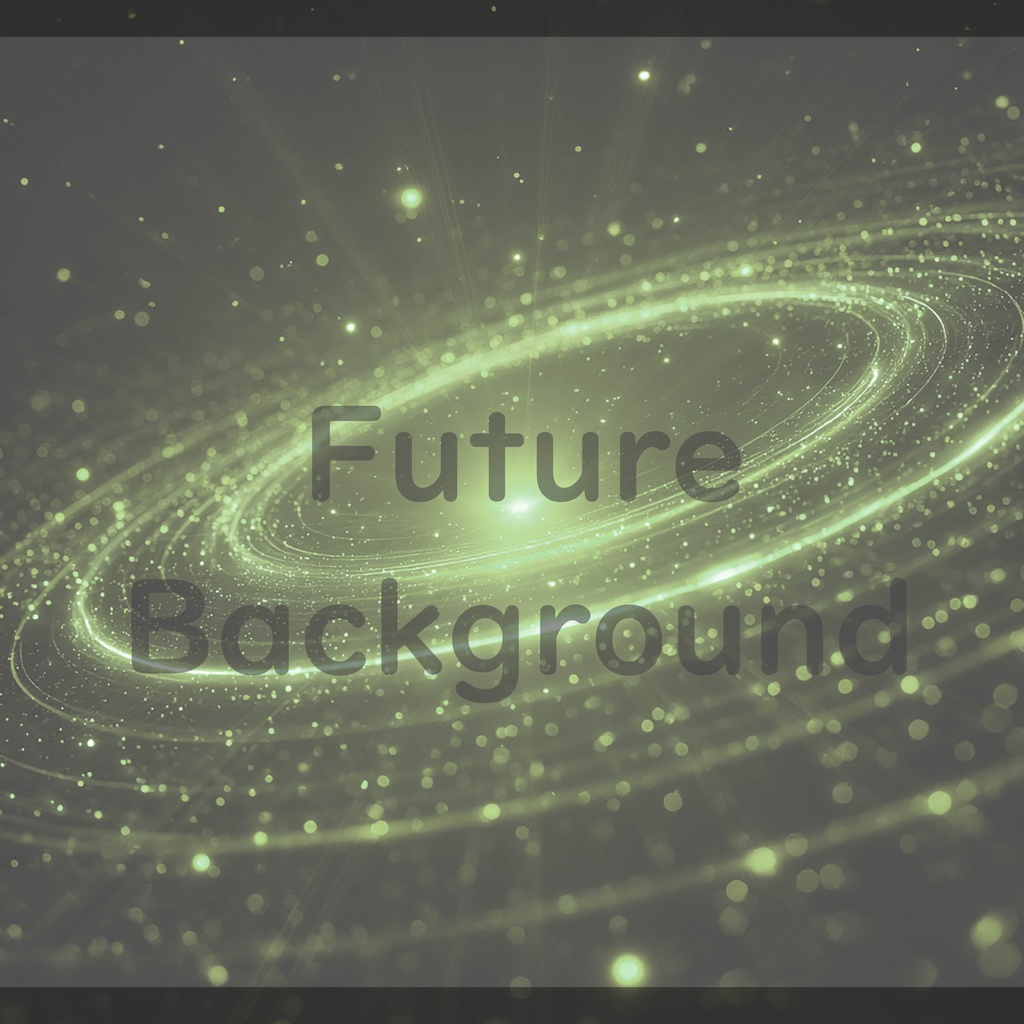 02_光粒子エネルギー軌道背景|幻想リング空間デザイン(8色セット)