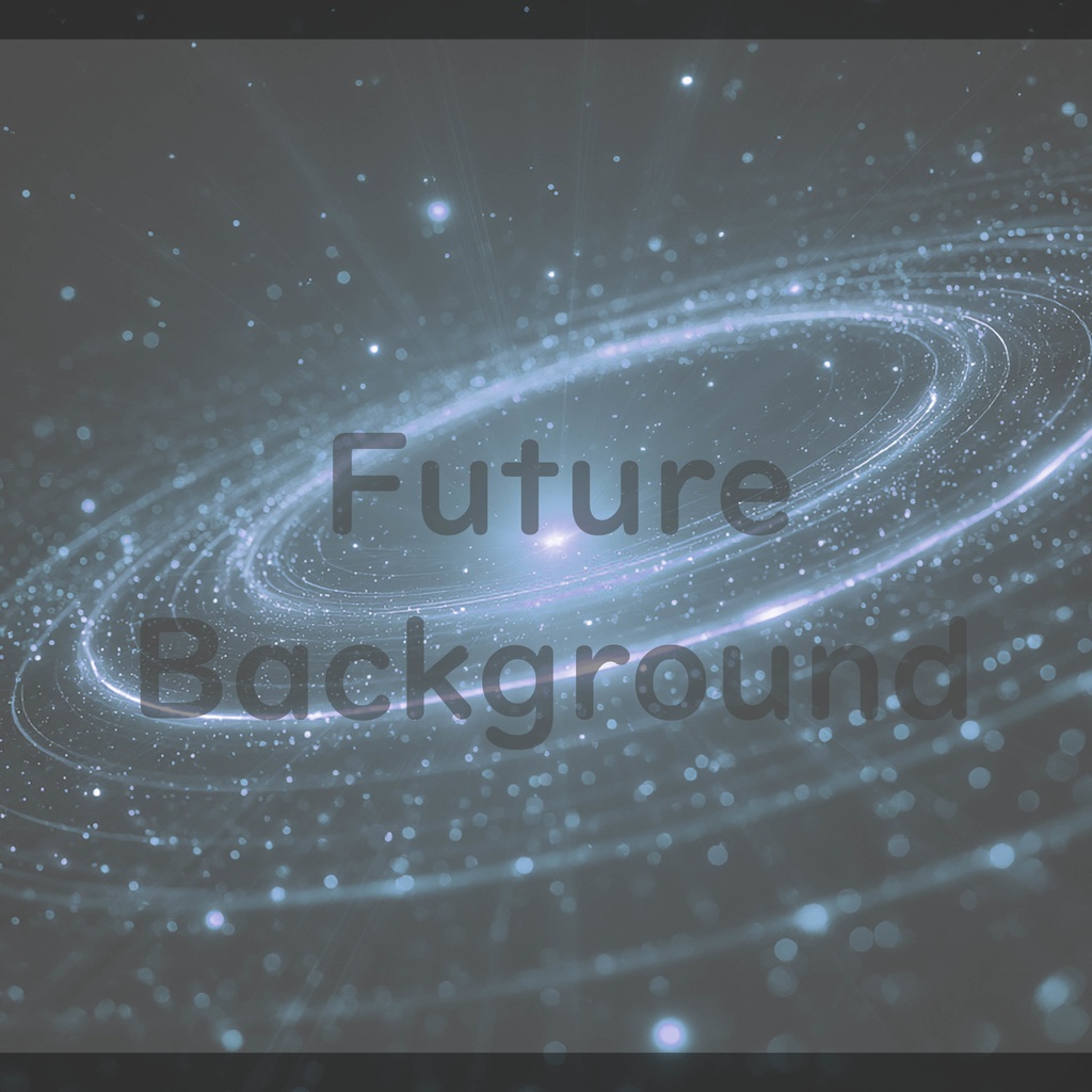 02_光粒子エネルギー軌道背景|幻想リング空間デザイン(8色セット)