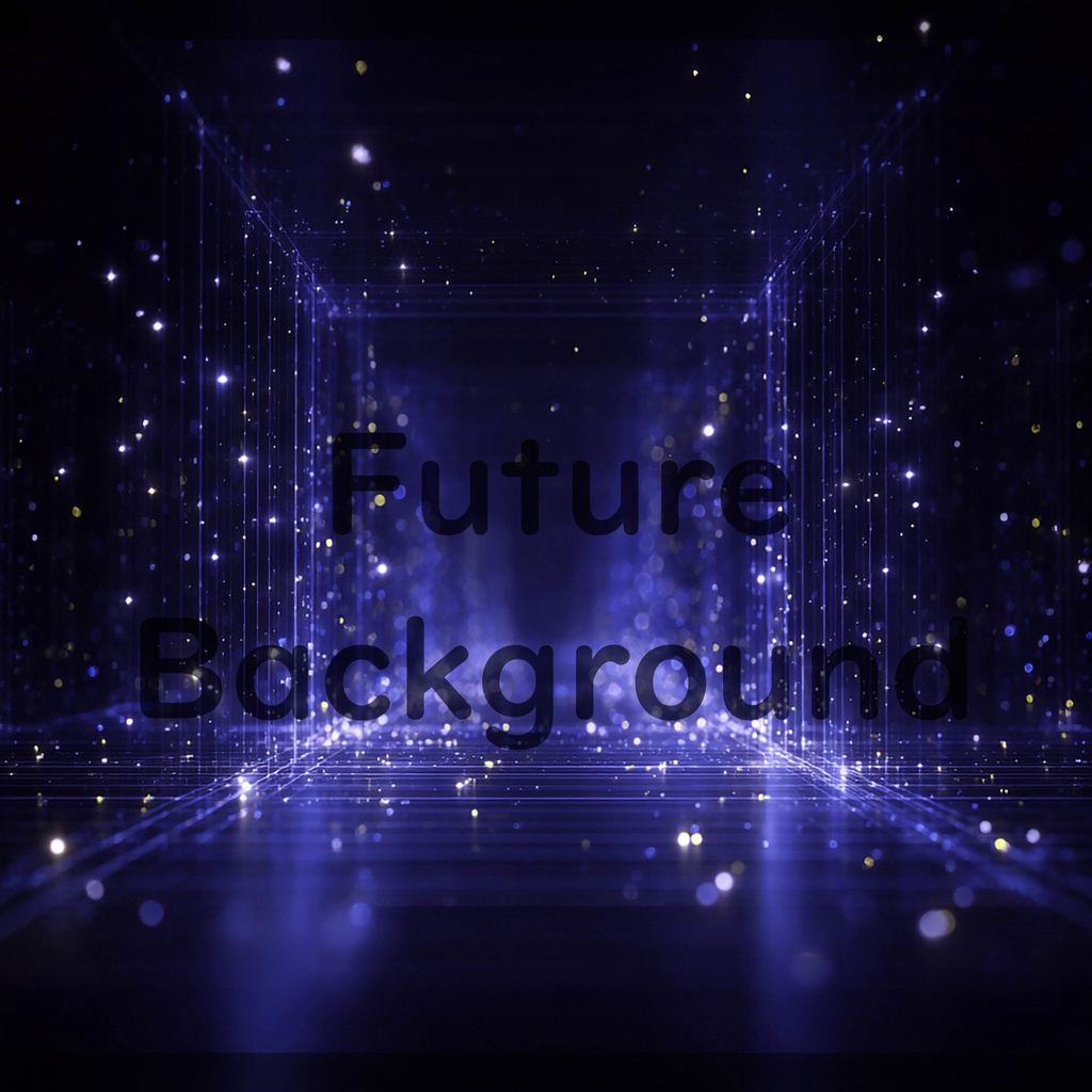 01_デジタルライトフレーム空間背景素材|無限に広がる未来空間デザイン(4色セット)