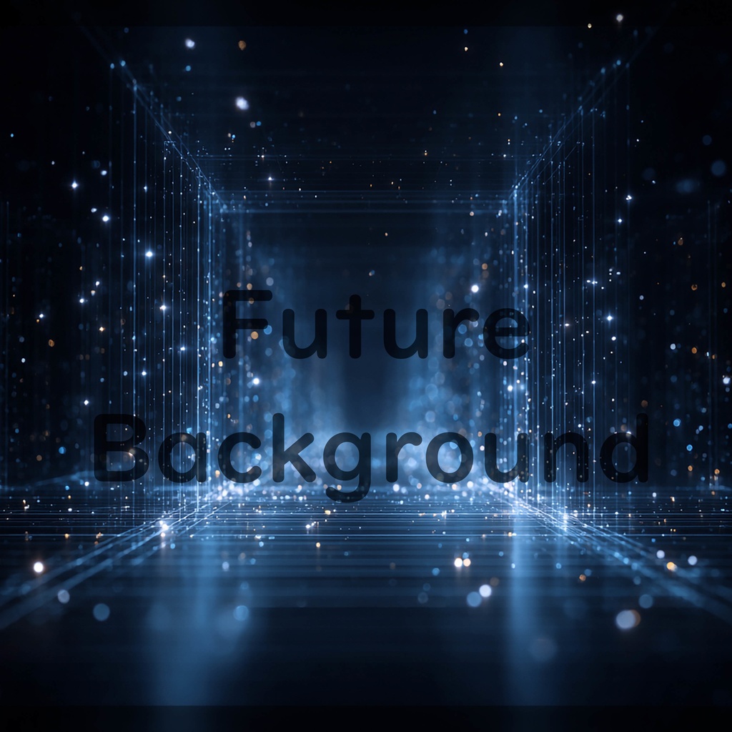 01_デジタルライトフレーム空間背景素材|無限に広がる未来空間デザイン(4色セット)