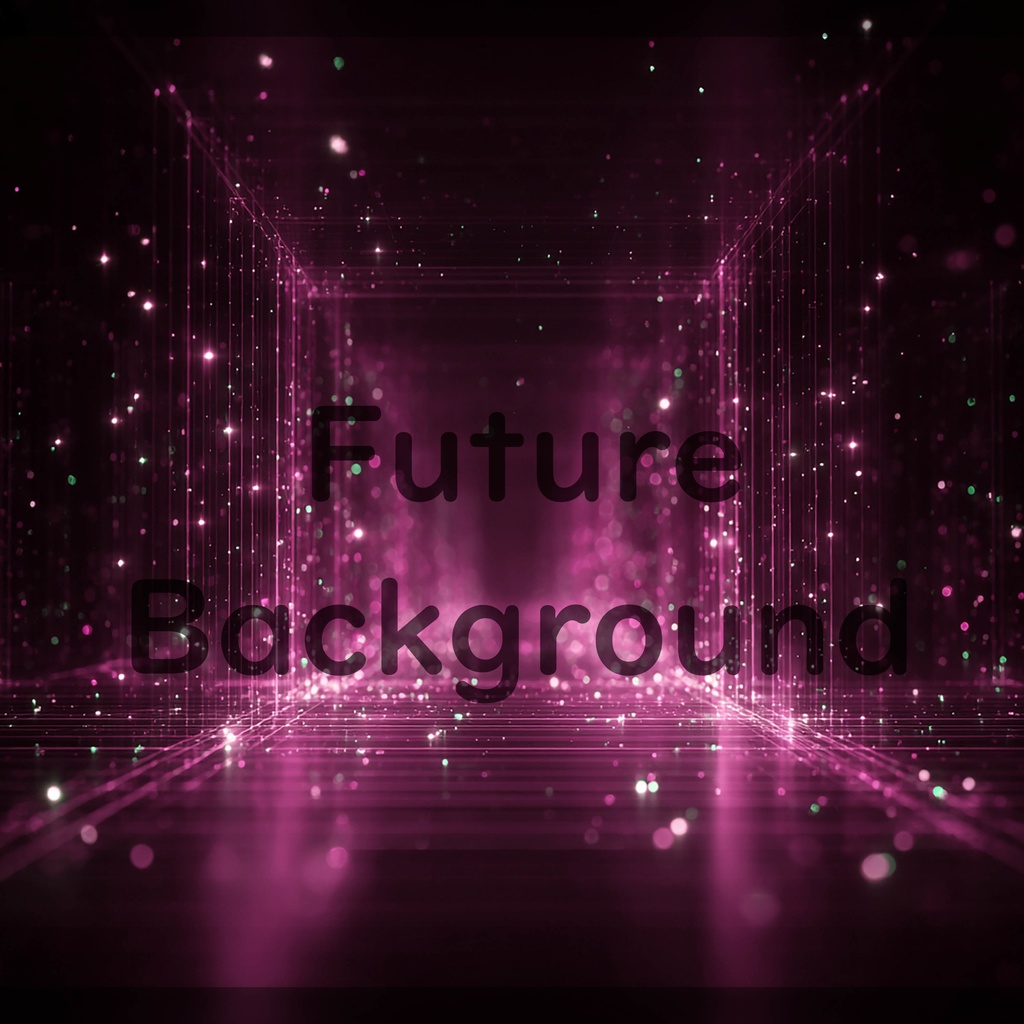 01_デジタルライトフレーム空間背景素材|無限に広がる未来空間デザイン(8色セット)