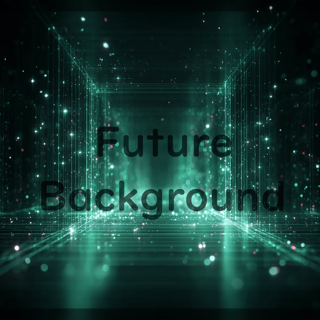 01_デジタルライトフレーム空間背景素材|無限に広がる未来空間デザイン(8色セット)