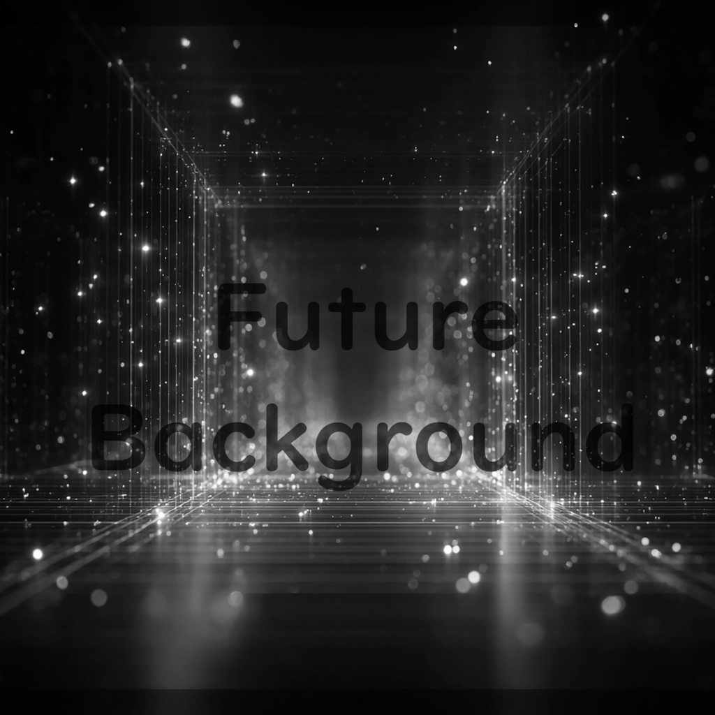 01_デジタルライトフレーム空間背景素材|無限に広がる未来空間デザイン(8色セット)