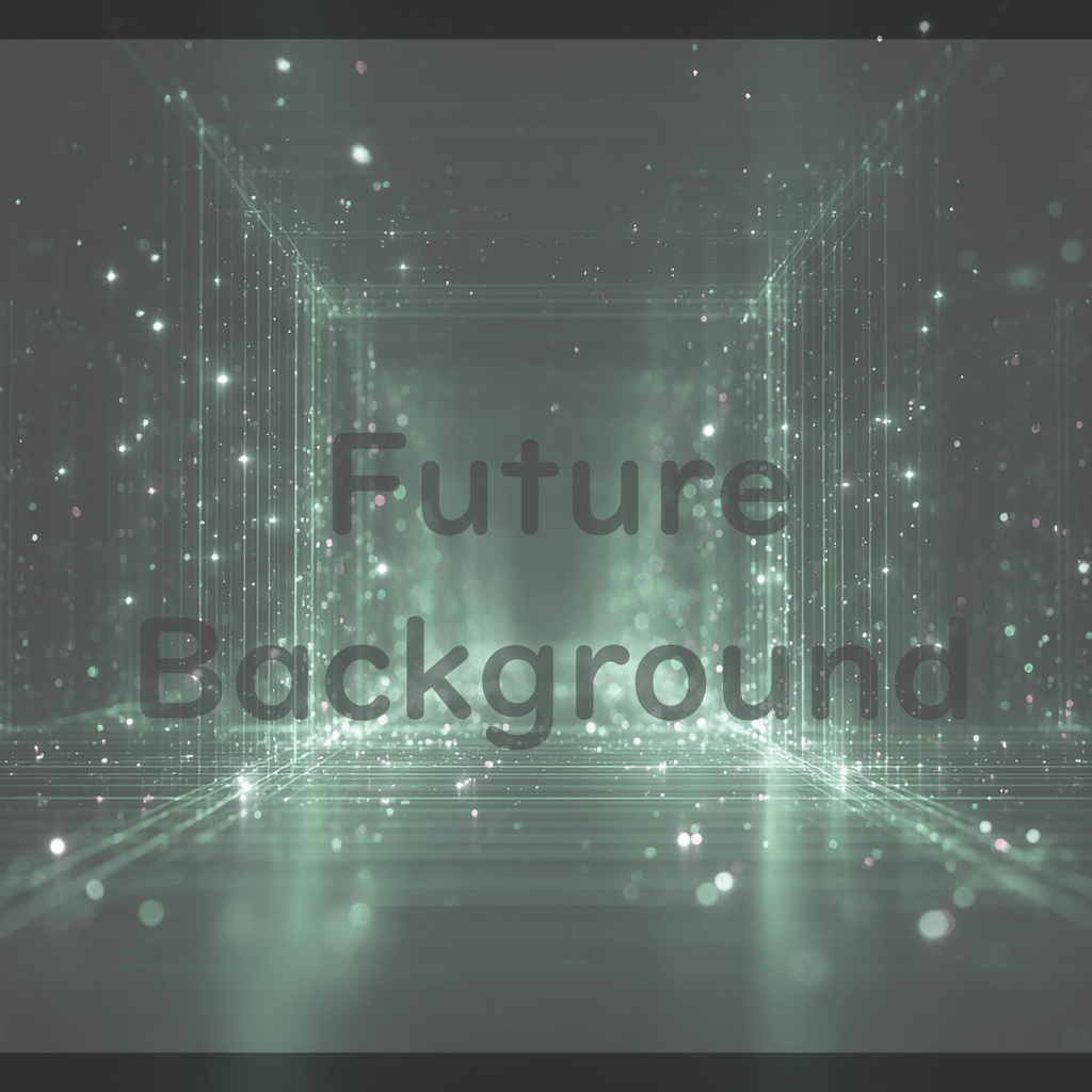 01_デジタルライトフレーム空間背景素材|無限に広がる未来空間デザイン(8色セット)