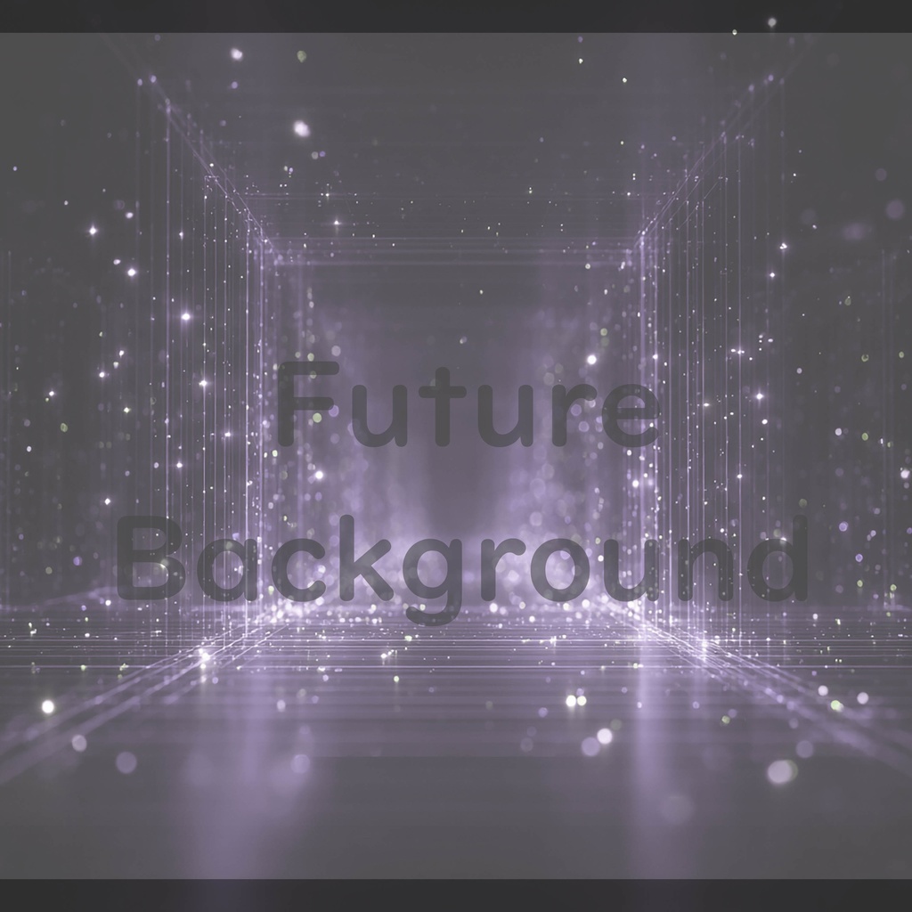 01_デジタルライトフレーム空間背景素材|無限に広がる未来空間デザイン(8色セット)