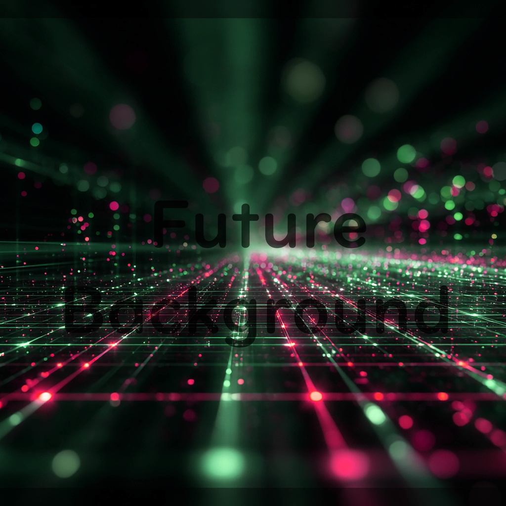 01_光粒子グリッド拡張空間背景|デジタルホライズンデザイン(4色セット)