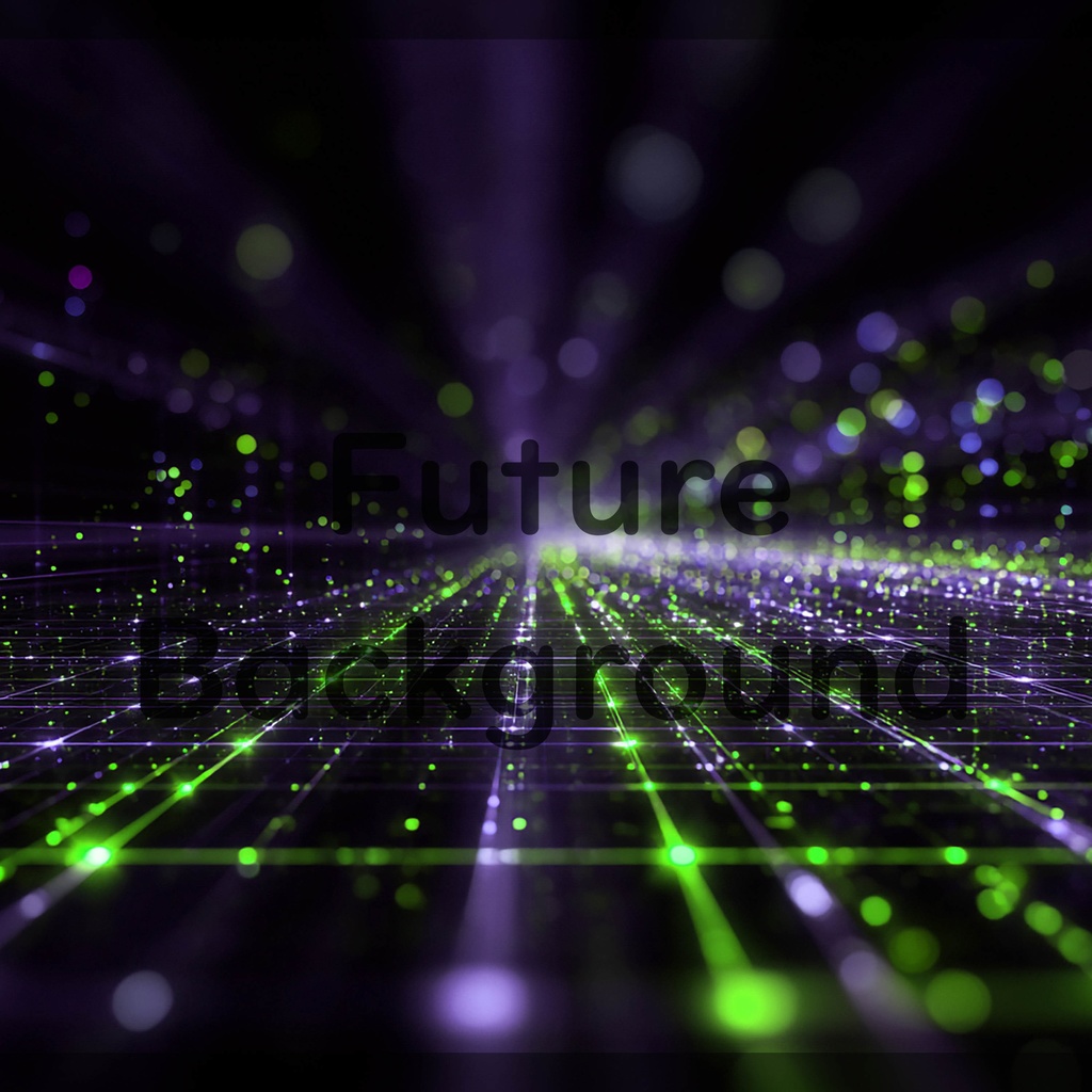 02_光粒子グリッド拡張空間背景|デジタルホライズンデザイン(4色セット)