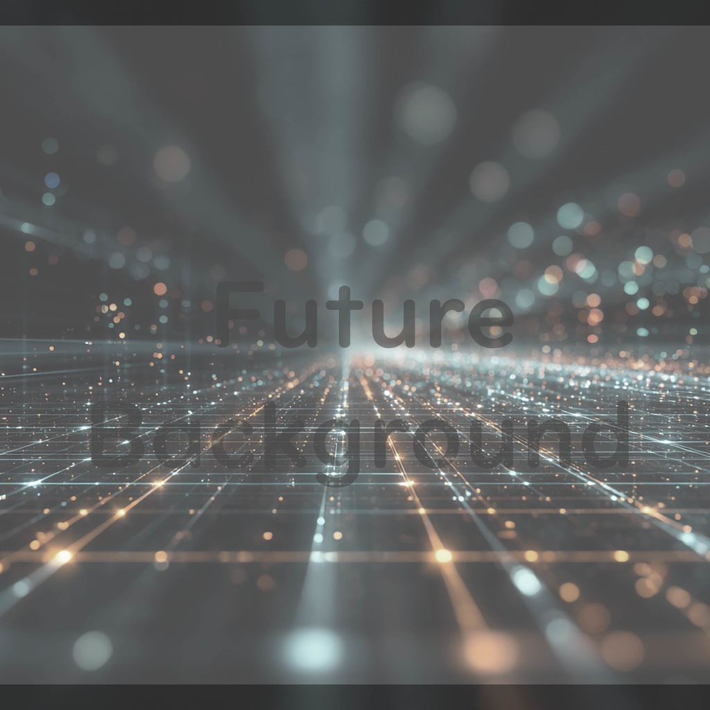 03_光粒子グリッド拡張空間背景|デジタルホライズンデザイン(4色セット)