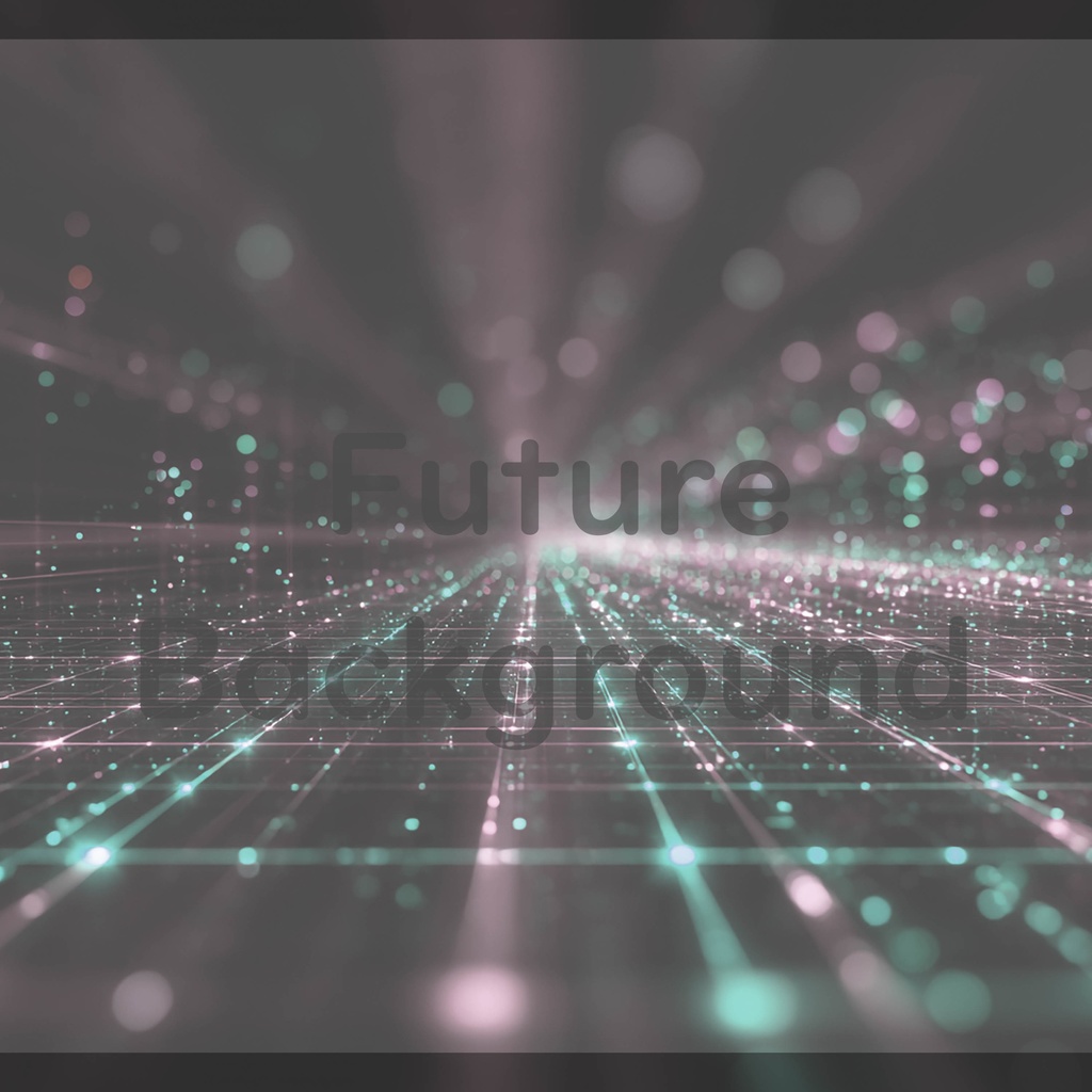 04_光粒子グリッド拡張空間背景|デジタルホライズンデザイン(4色セット)