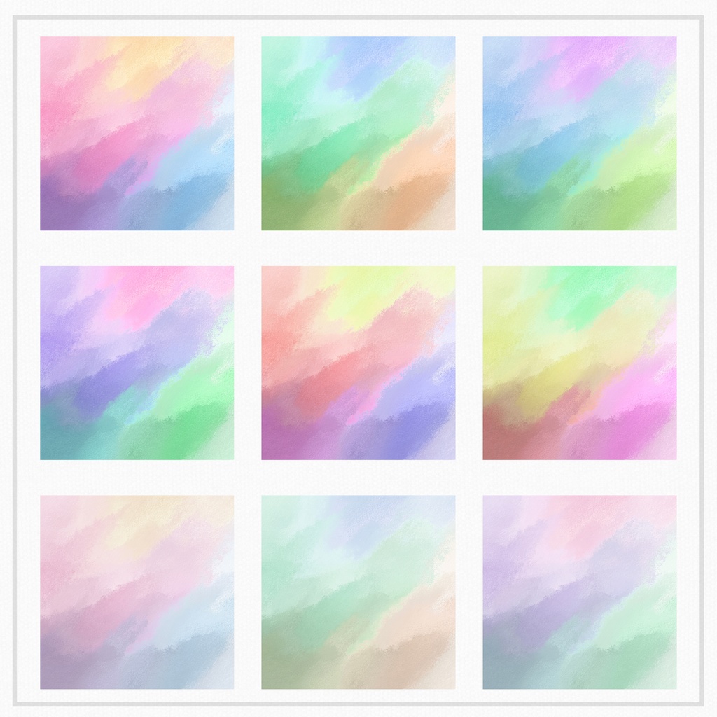 水彩グラデーションテクスチャ背景素材|12色セット・デジタル&印刷対応