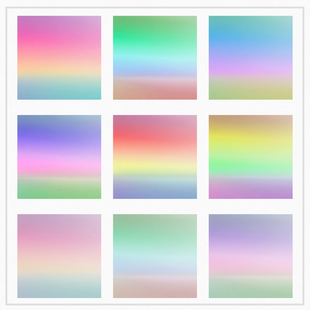 04_グラデーションテクスチャ背景素材|12色セット・デジタル&印刷対応