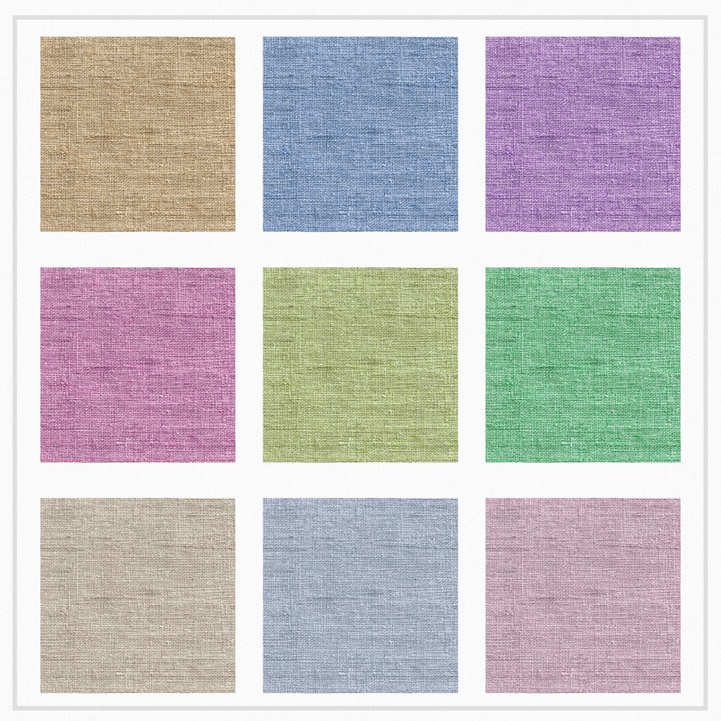 01_リネンファブリックテクスチャ背景素材|12色セット・デジタル&印刷対応