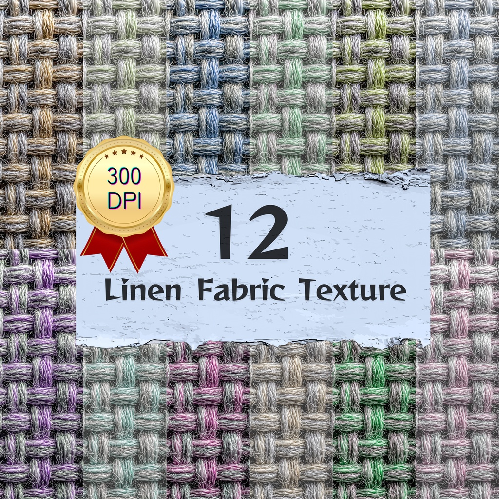 03_リネンファブリックテクスチャ背景素材|12色セット・デジタル&印刷対応