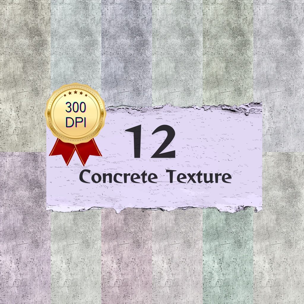 01_コンクリートテクスチャ背景素材|12色セット・デジタル&印刷対応