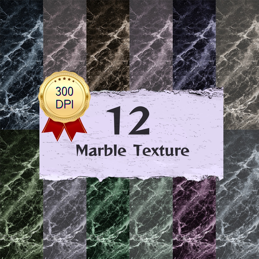02_大理石テクスチャ背景素材｜12色セット・デジタル＆印刷対応