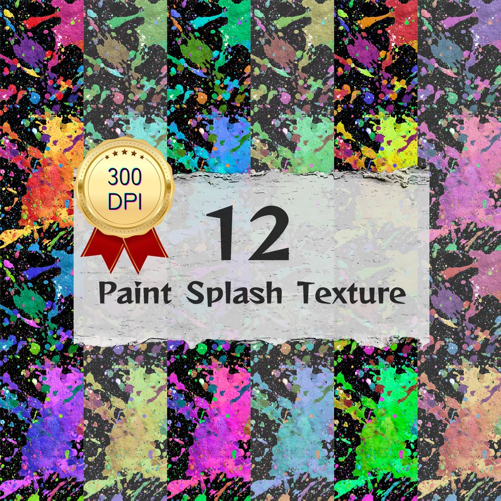 01_ペイントスプラッシュテクスチャ背景素材｜12色セット・デジタル＆印刷対応
