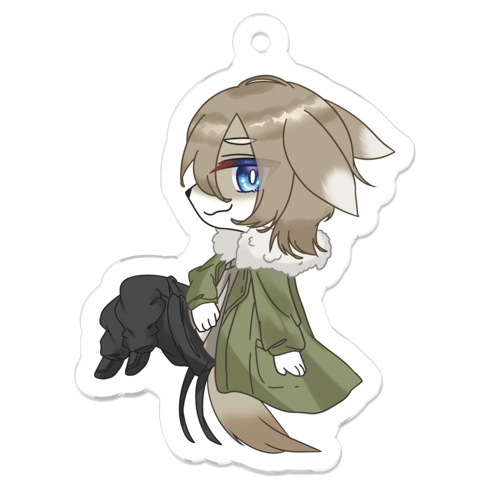 「狗川ユウ」アクリルキーホルダー