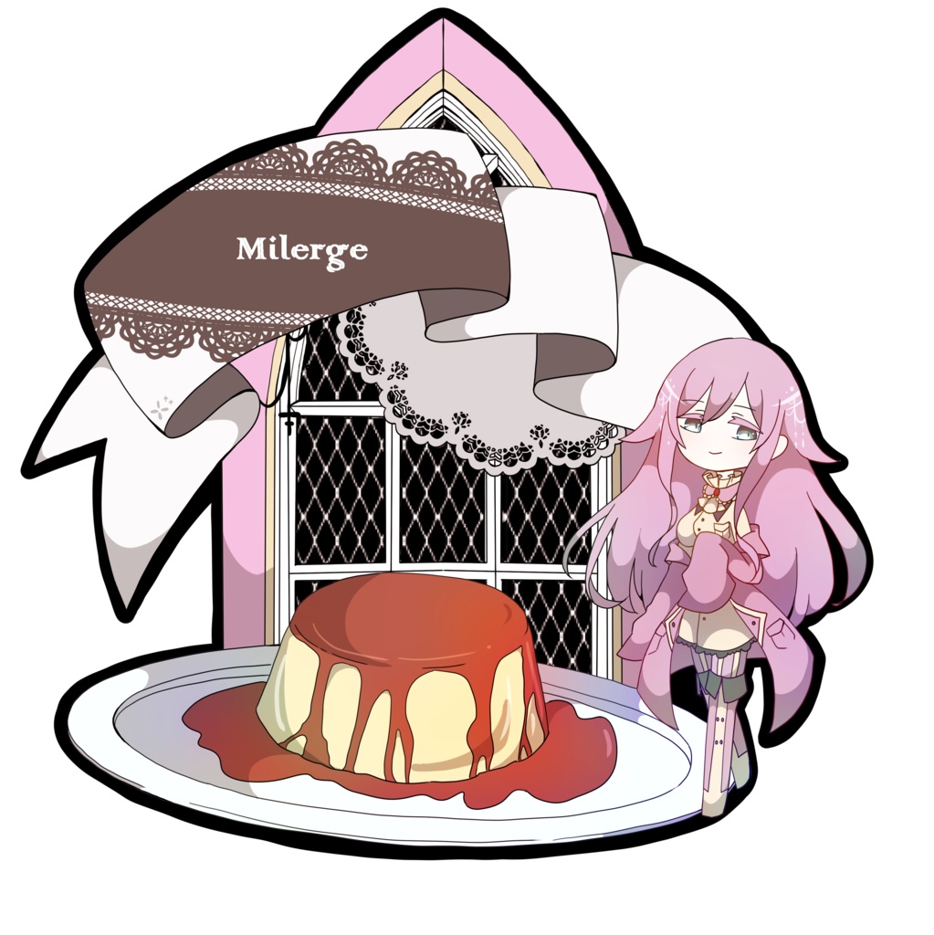 アクリルキーホルダー_ミラージェ（カフェ風）