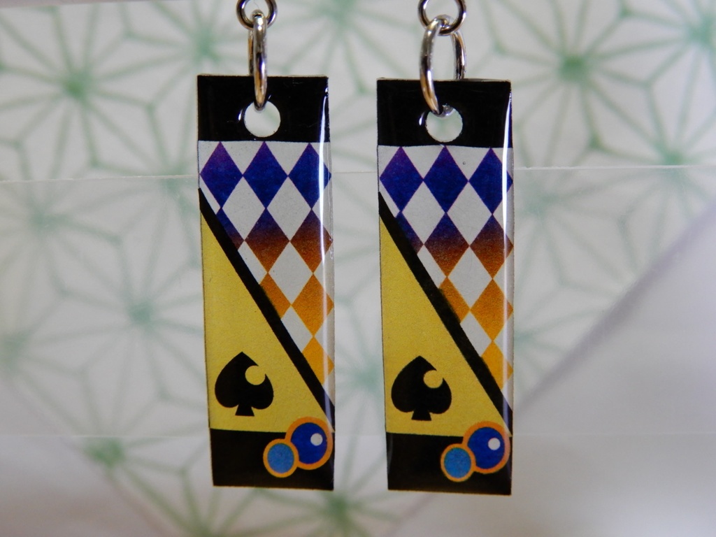 名探偵コナン 安室透(バーボン)イメージピアス イヤリング(ハンドメイド)