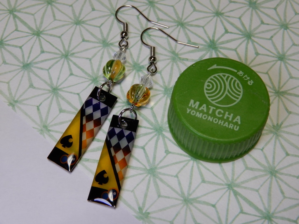 名探偵コナン 安室透(バーボン)イメージピアス イヤリング(ハンドメイド)