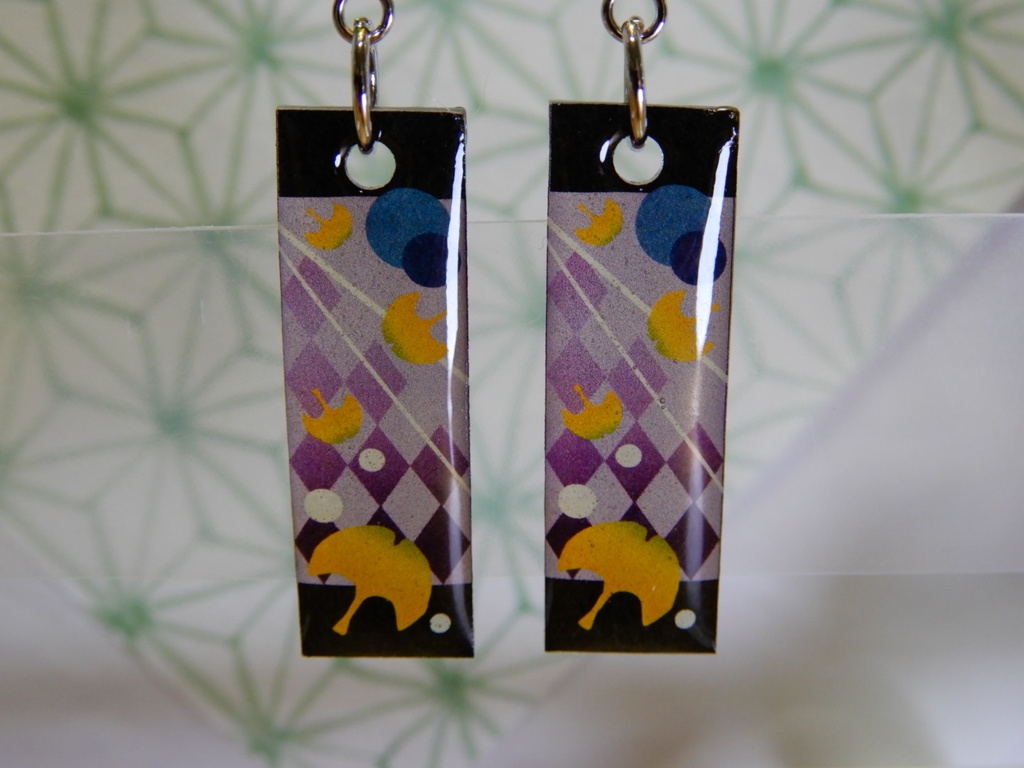 名探偵コナン 灰原哀(シェリー)イメージピアス イヤリング(ハンドメイド)