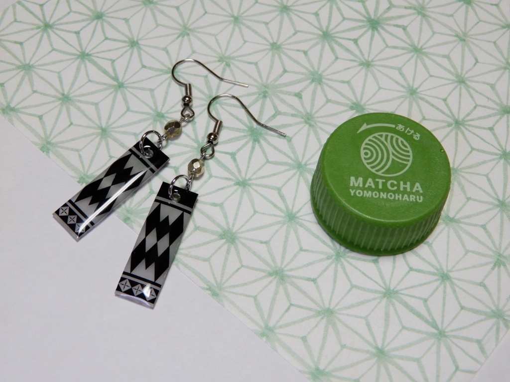 プレート 東京卍リベンジャーズ 龍宮寺堅イメージピアス イヤリング(ハンドメイド)