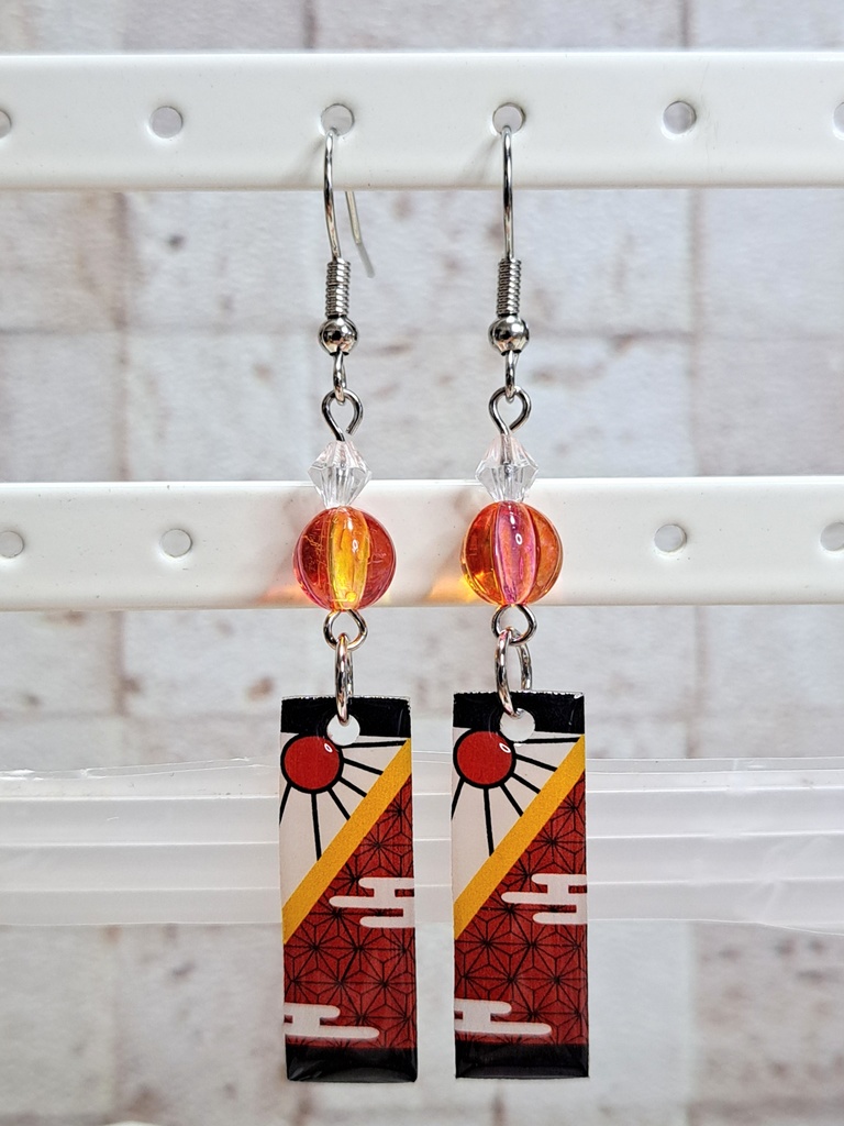 和風 和柄 ピアス イヤリング(ハンドメイド)