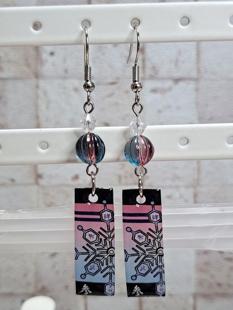 和風 和柄 ピアス イヤリング(ハンドメイド)