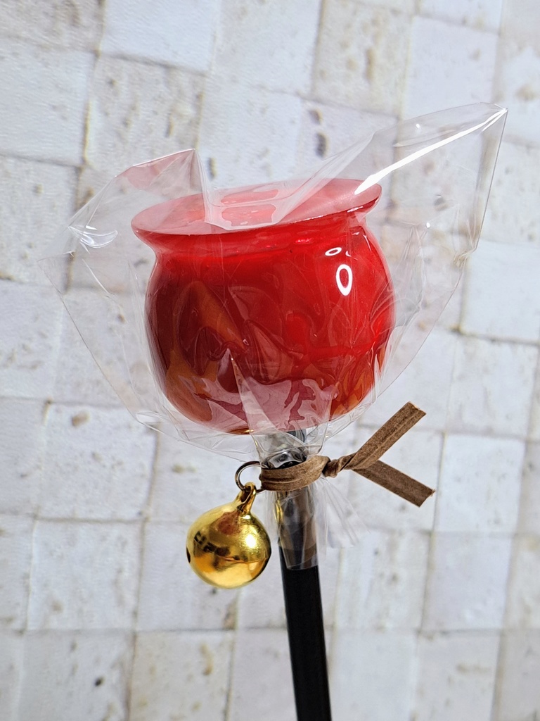 りんご飴 簪 かんざし(ハンドメイド)