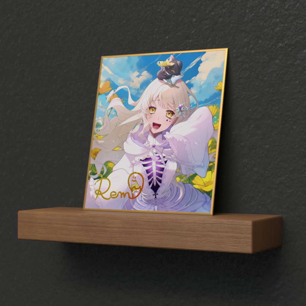 サイン入り記念色紙