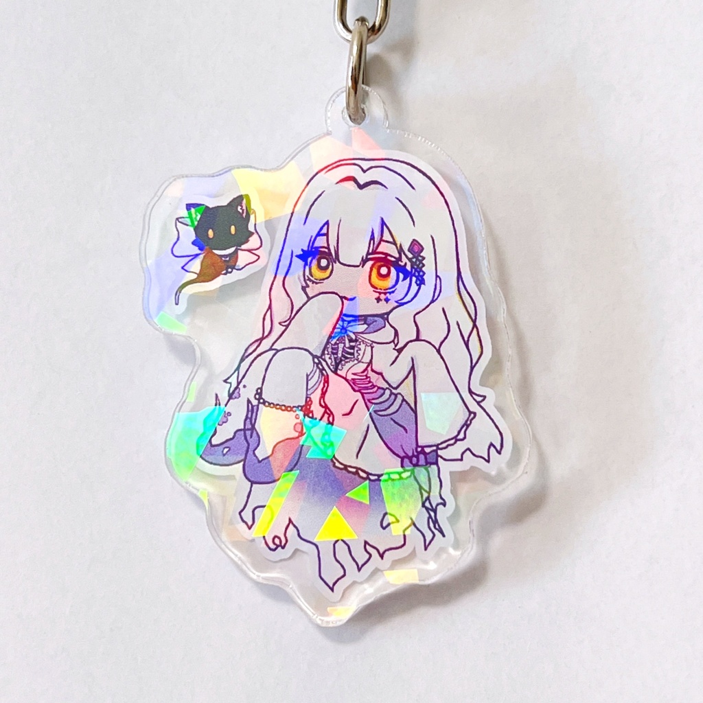 手描きイラストゆらゆらふゆらアクキー