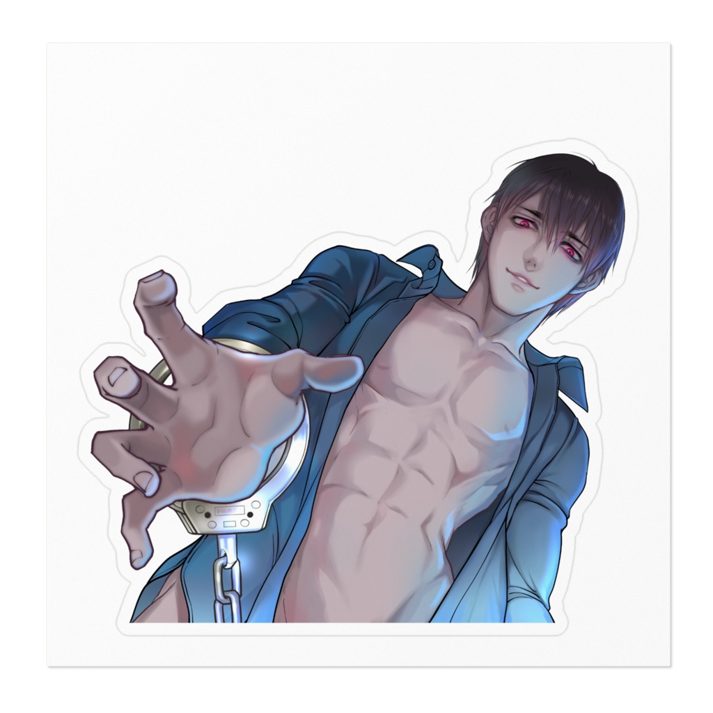 MONSTER IN THE CLOSET ジャケットイラスト ステッカー(市原聖)