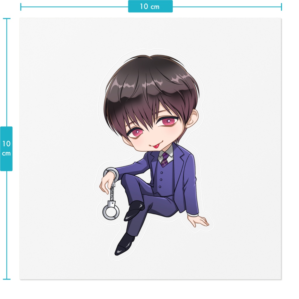 MONSTER IN THE CLOSET 市原聖 ちびキャラステッカー