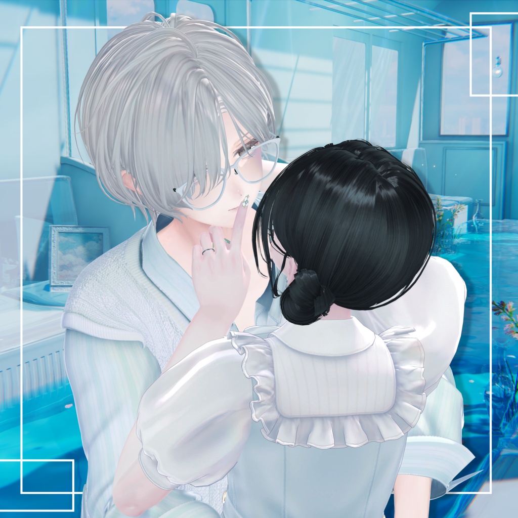 ‼️SALE‼️VRCポーズ15set (20Animation) Couple Pair Pose Vol.1