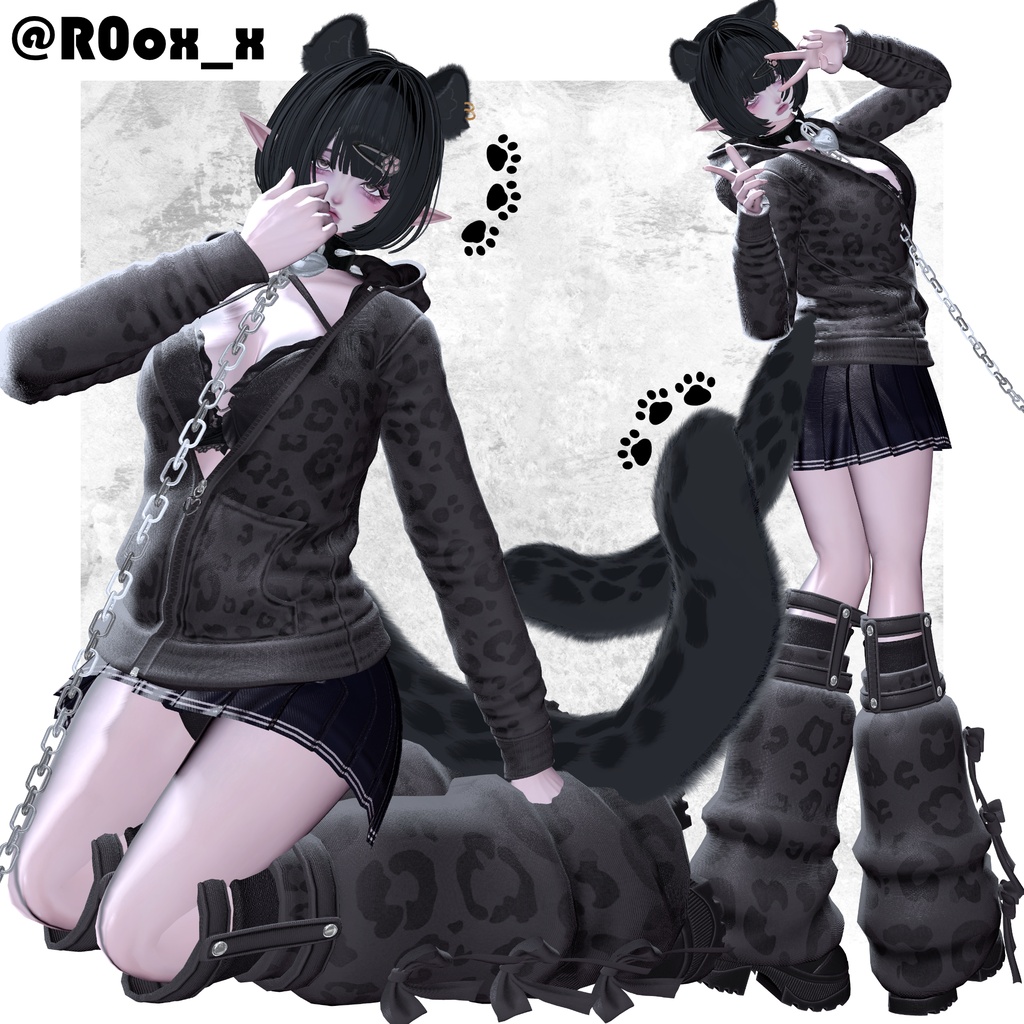 VRCポーズ 25set (50Animation) Girls Pose Vol.2