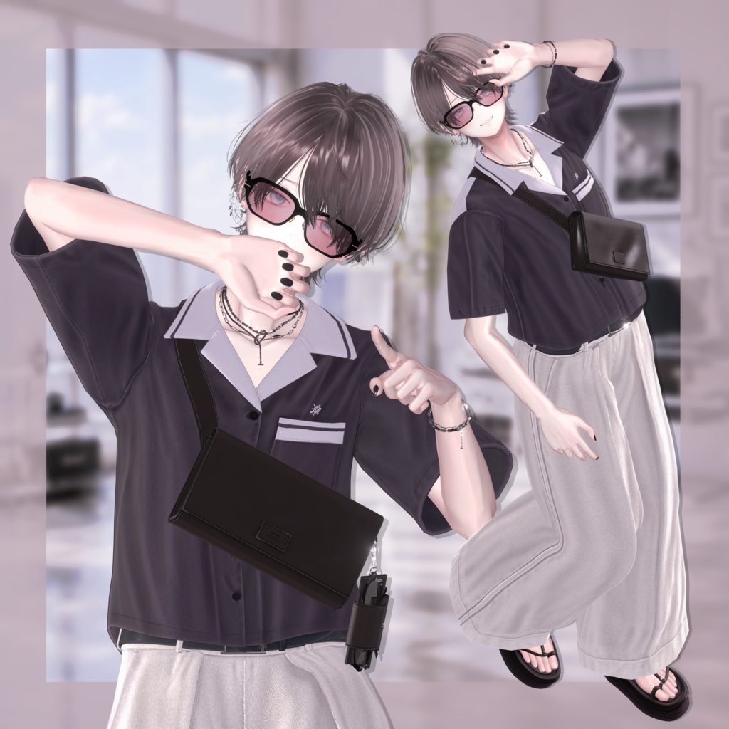 ‼️発売記念セール‼️VRCポーズ 35set+5Pair Pose (80Animation) Alue Anniversary Pose