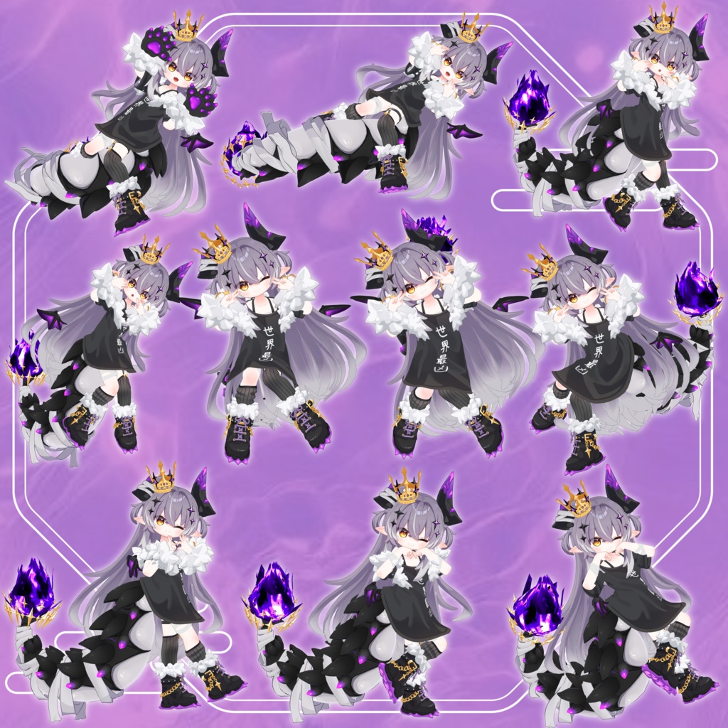 ‼️発売記念セール‼️VRCポーズ 20set (50Animation) Melvii Pose メルヴィ