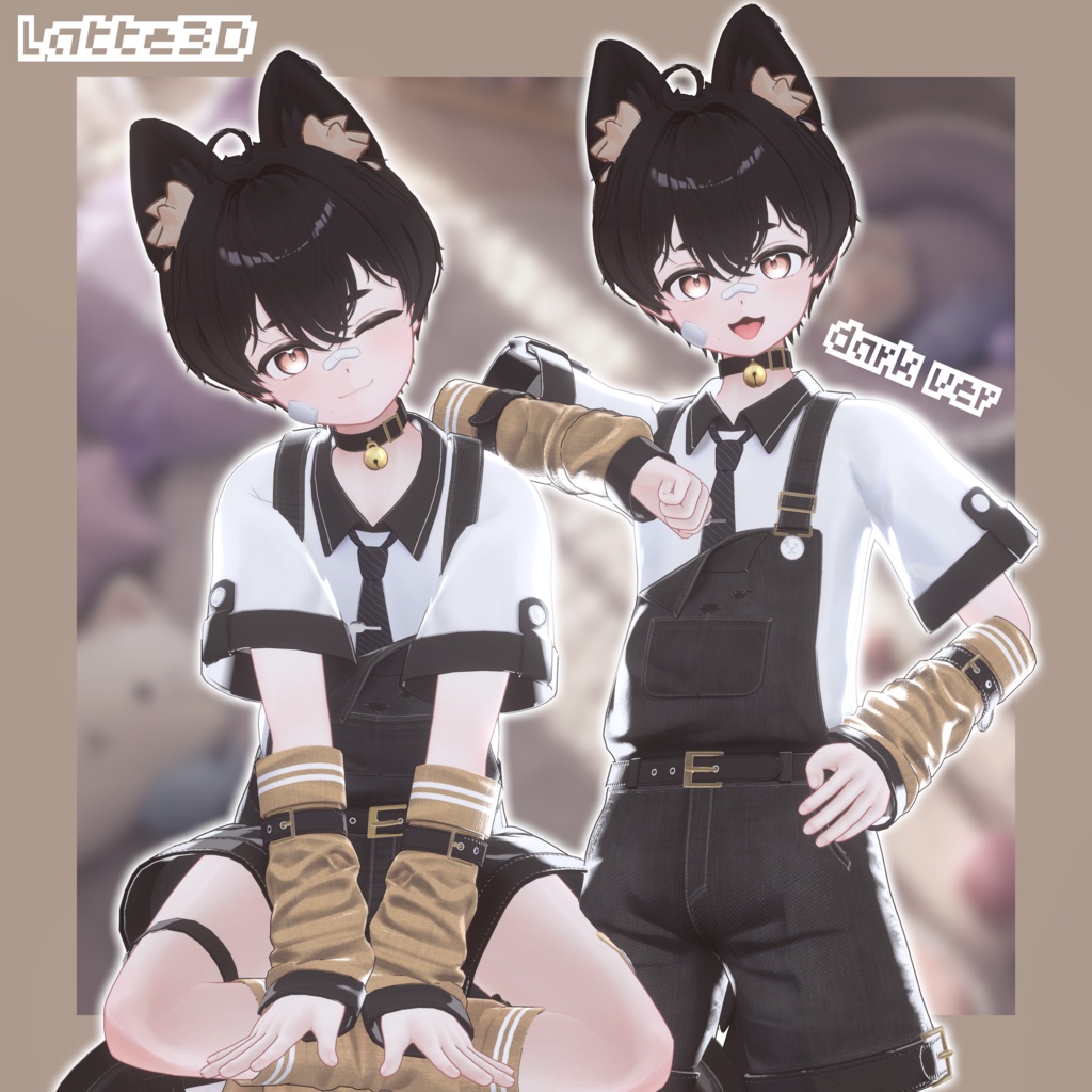 VRCポーズ 25set (50Animation) Latte Pose