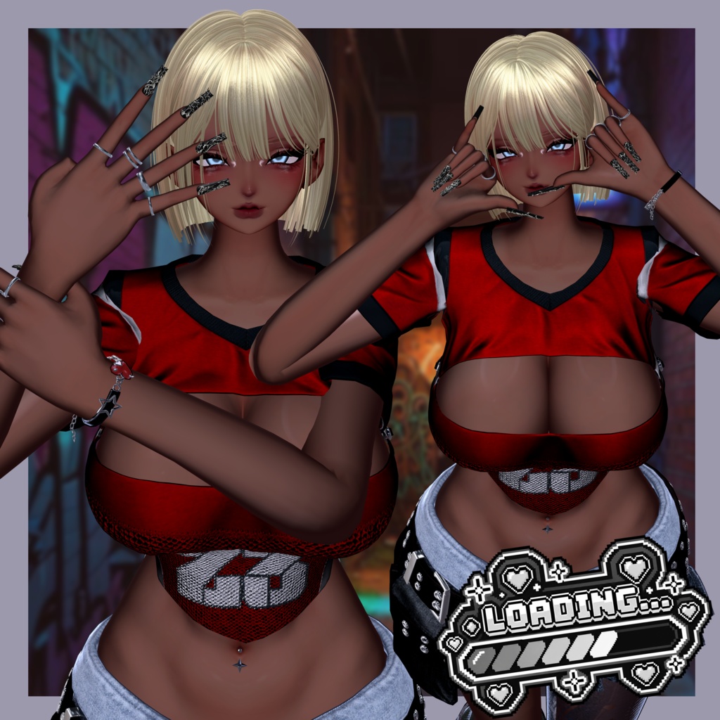 ‼️発売記念セール‼️VRCポーズ 70Animation Nail Pose Vol.1