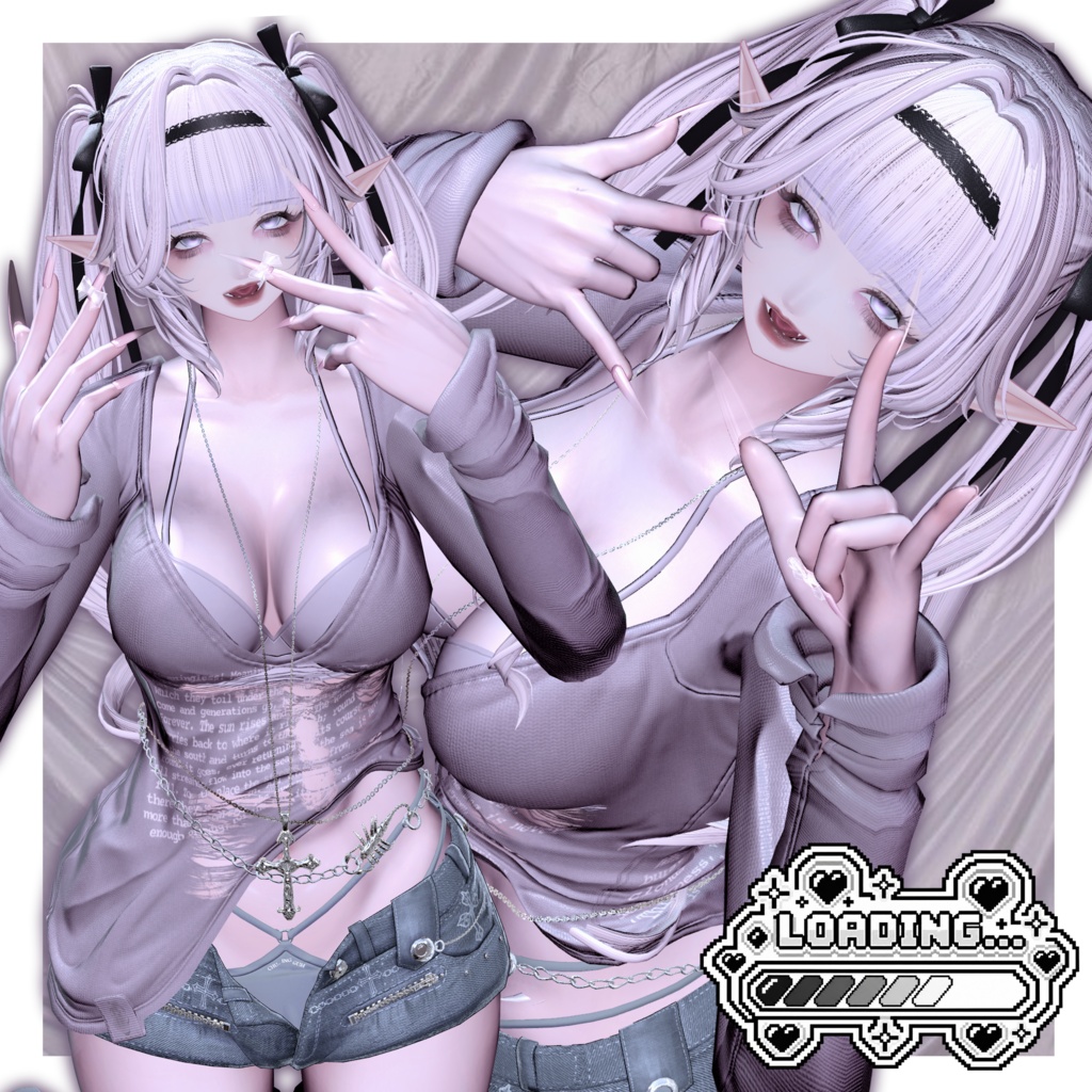 ‼️発売記念セール‼️VRCポーズ 70Animation Nail Pose Vol.1
