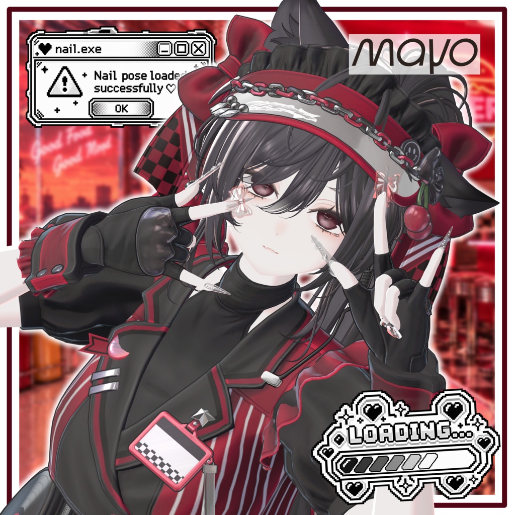 ‼️発売記念セール‼️VRCポーズ 70Animation Nail Pose Vol.1