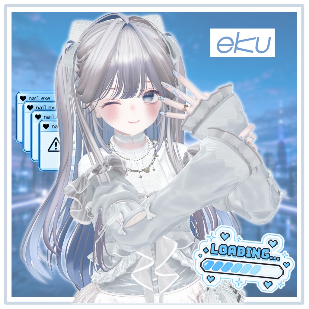 ‼️発売記念セール‼️VRCポーズ 70Animation Nail Pose Vol.1